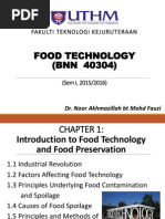 Chapter 1 Introduction To Food Technology