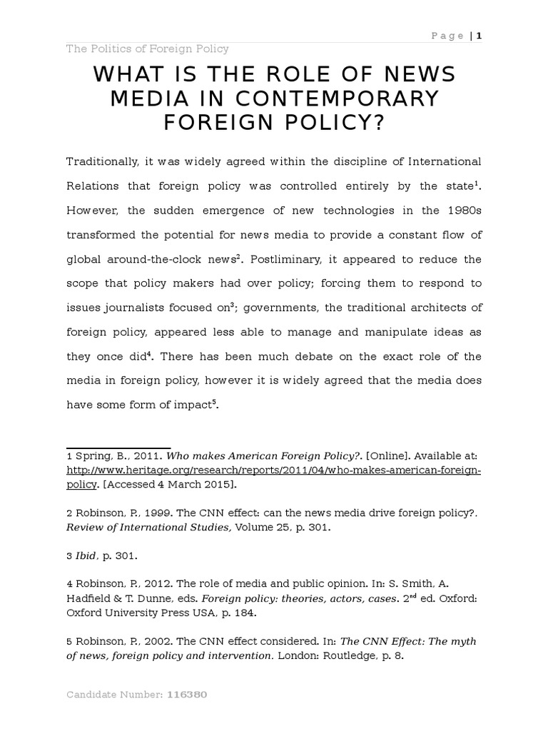 Importance of international relations essay image
