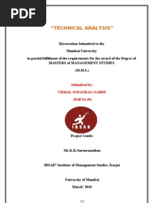 Forex technical analysis tutorial pdf