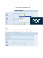 Check For The Records in "A" Status (Unprocessed Records) in Table Zmtotc - Prchgevts