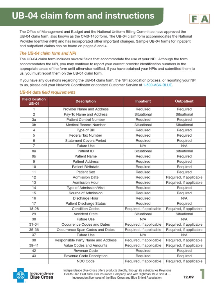 ub04_form Patient Medical Diagnosis