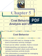 Cost Behavior: Analysis and Use
