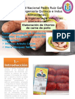 Chorizo de Pollo-Elaboracion