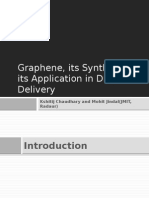 Graphene, Its Synthesis & Its Application