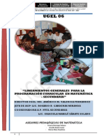 Lineamientos Matematica PDF