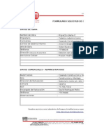 Formulario Solicitud Cotizacion