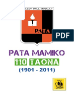 Boky PATA Faha-110 Taona (Proof)