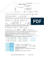 Elec 3909 Formula Sheet