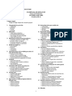 2006 Biologie Etapa Judeteana Subiecte Clasa a IX-A 1