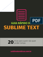 eBook Guia Rapido - Sublime