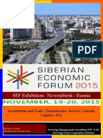 Siberia Economic Forum 2015, &trade Exhibition