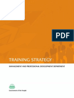 Training Strategy: Management and Professional Development Department