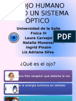 El Ojo Humano Como Un Sistema Óptico