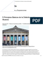 5 Principios Básicos de La Didáctica en Los Museos - EVE Museografía