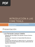 Manual de Core Tools | PDF | Calidad (comercial) | Planificación