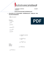 Ejercicios Ecuaciones Diferenciales