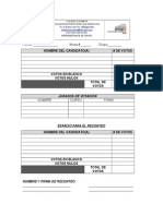 Colegio Coomeva Actas de Votación