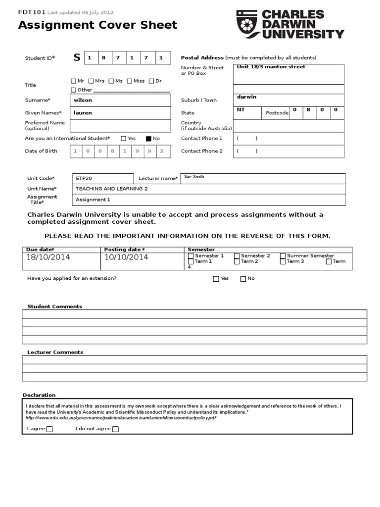 Wsu course variation form image