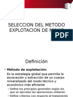 Seleccion de Metodos