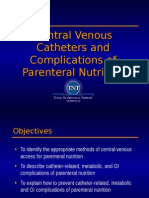 Central Venous Catheters and Complications of Parenteral Nutrition