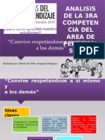 Analisis de La Competencia 3 de Personal Social