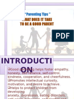" Parenting Tips ": What Does It Take To Be A Good Parent