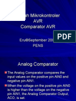 Kuliah Mikrokontroler AVR Comparator AVR
