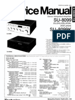 Technics Su-8099 8099k Service Manual