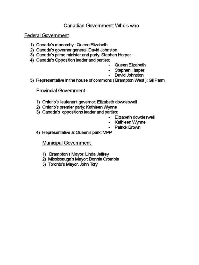 Canadian Government PDF