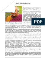Dilgo Khyentse Rinpoche -- Dzogchen Practice in Everyday