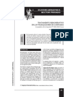 Tratamiento Remunerativo de Los Trabajadores de Confianza