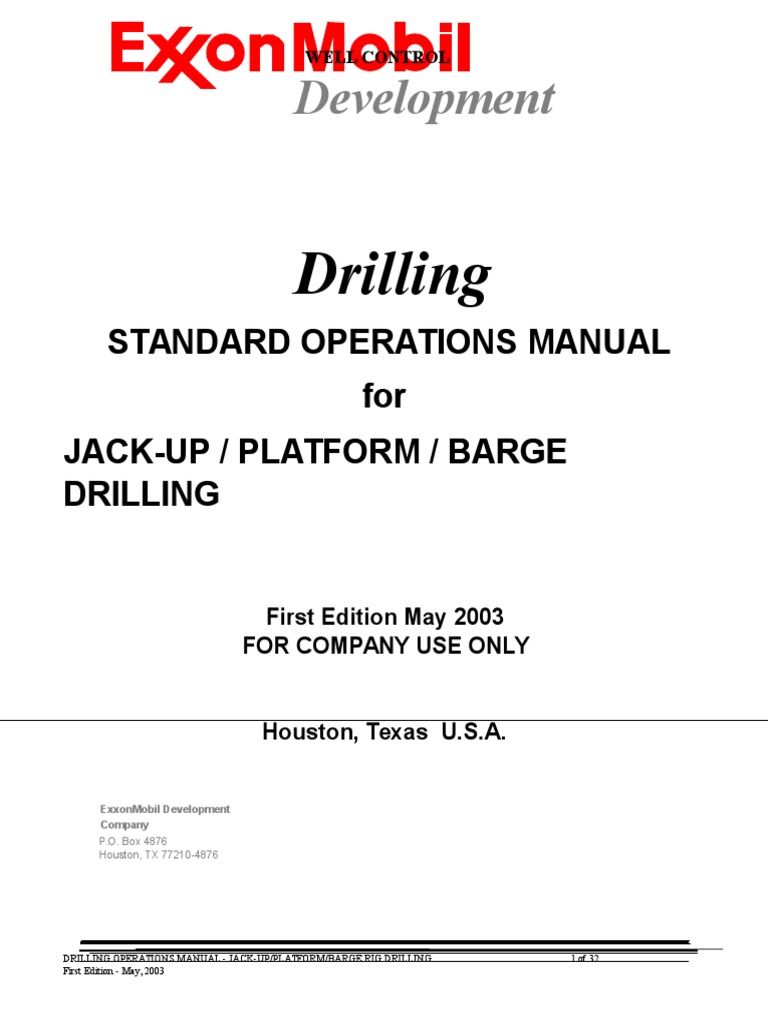 Exon Mobile Drilling Guide