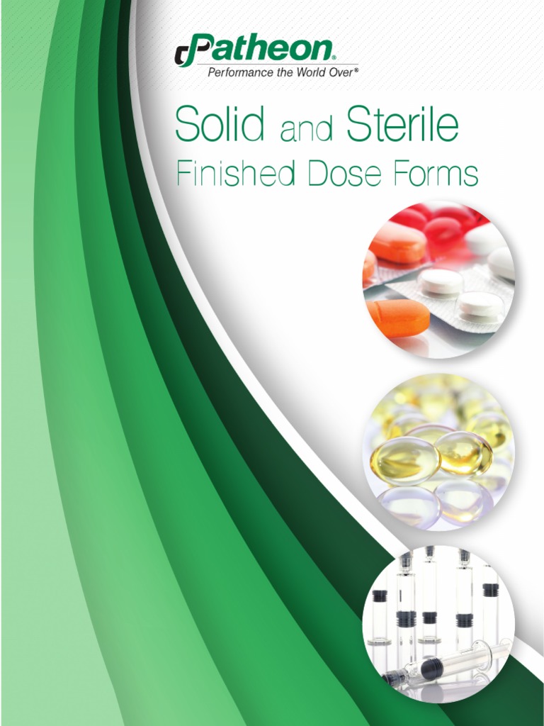 Patheon Dosage Capabilities | PDF | Pharmaceutical Formulation | Tablet ...