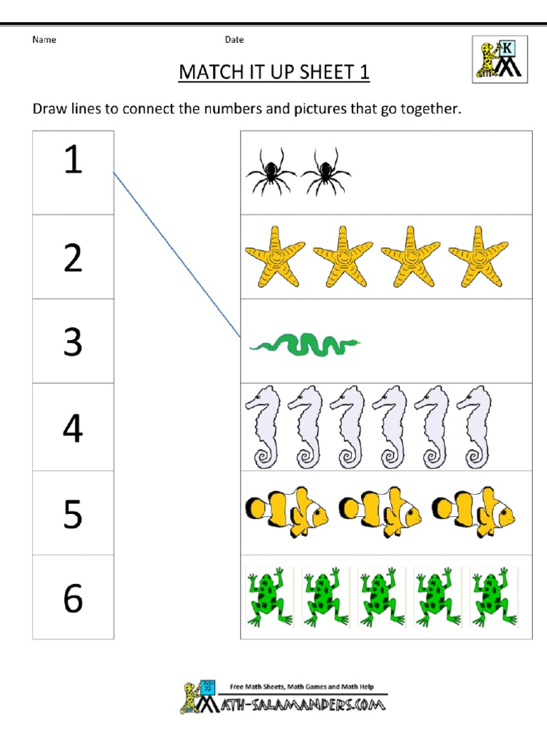 Maths Worksheets For UKG/LKG | PDF