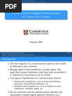 Digital Communication and Probability of Error.