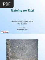 Training On Trial: Mid New Jersey Chapter, ASTD May 21, 2009