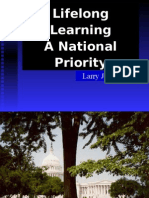 Lifelong Learning A National Priority: Larry J. Warford