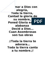 Aclamar A Dios Con Alegría