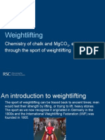 Chemistry and Sport - Weightlifting Presentation