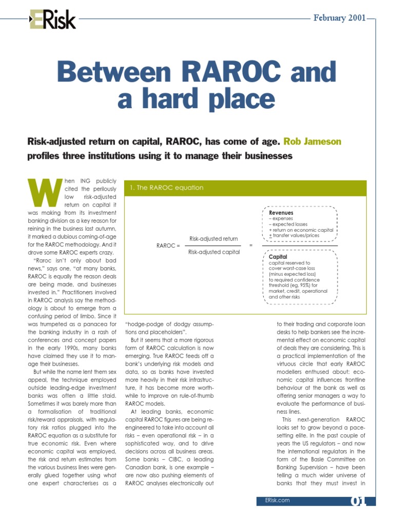 RAROC: Evolving Methodologies in Banking | PDF