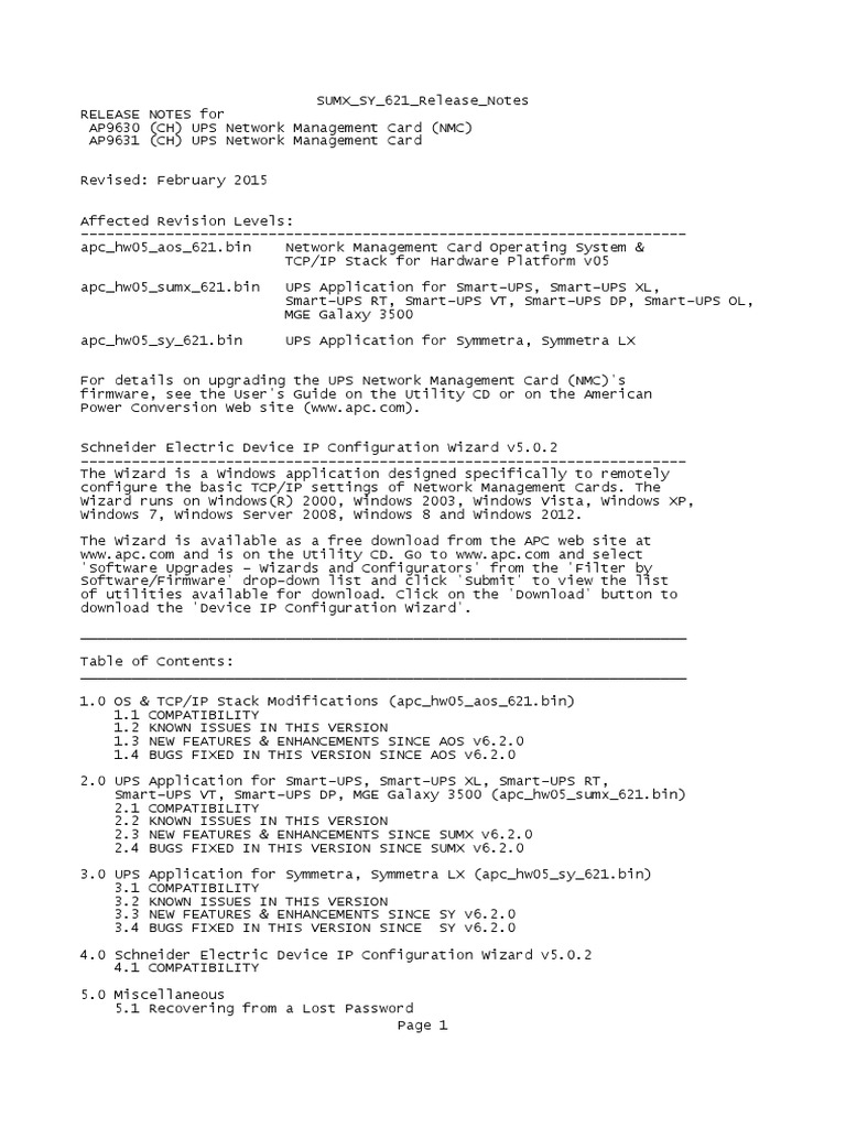 Apc Network Management Device Ip Configuration Wizard Download