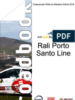 Roadbook Rali Porto Santo Line 2010 // CRMO