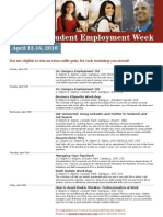 National Student Employment Week: April 12-16, 2010