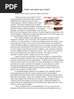 Senhor, Que Queres Que Eu Faça