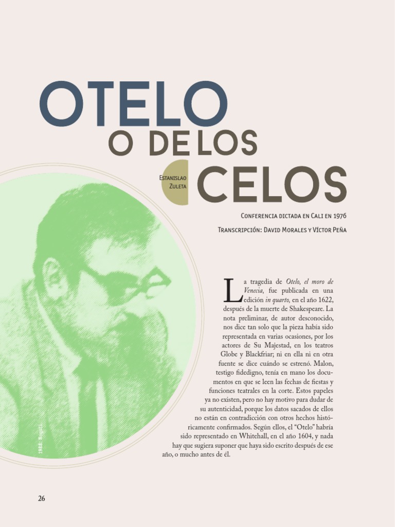 Orígenes y análisis de Otelo, de Shakespeare | PDF | OTELO | William ...