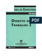 Direito Do Trabalho I - Coletânea de Exercícios