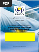 Relatório Eng Cosmètica