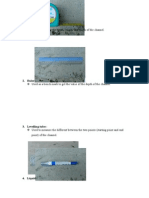 Measuring Channel Dimensions