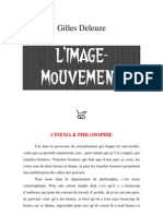 Gilles Deleuze = L'Image-mouvement (Cours)