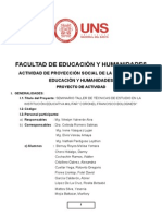 Seminario Taller de Técnicas de Estudio